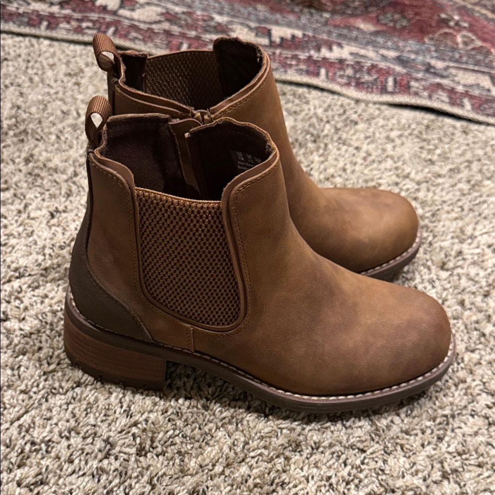 Classic Tan Ankle Booties - Picture 3 of 5